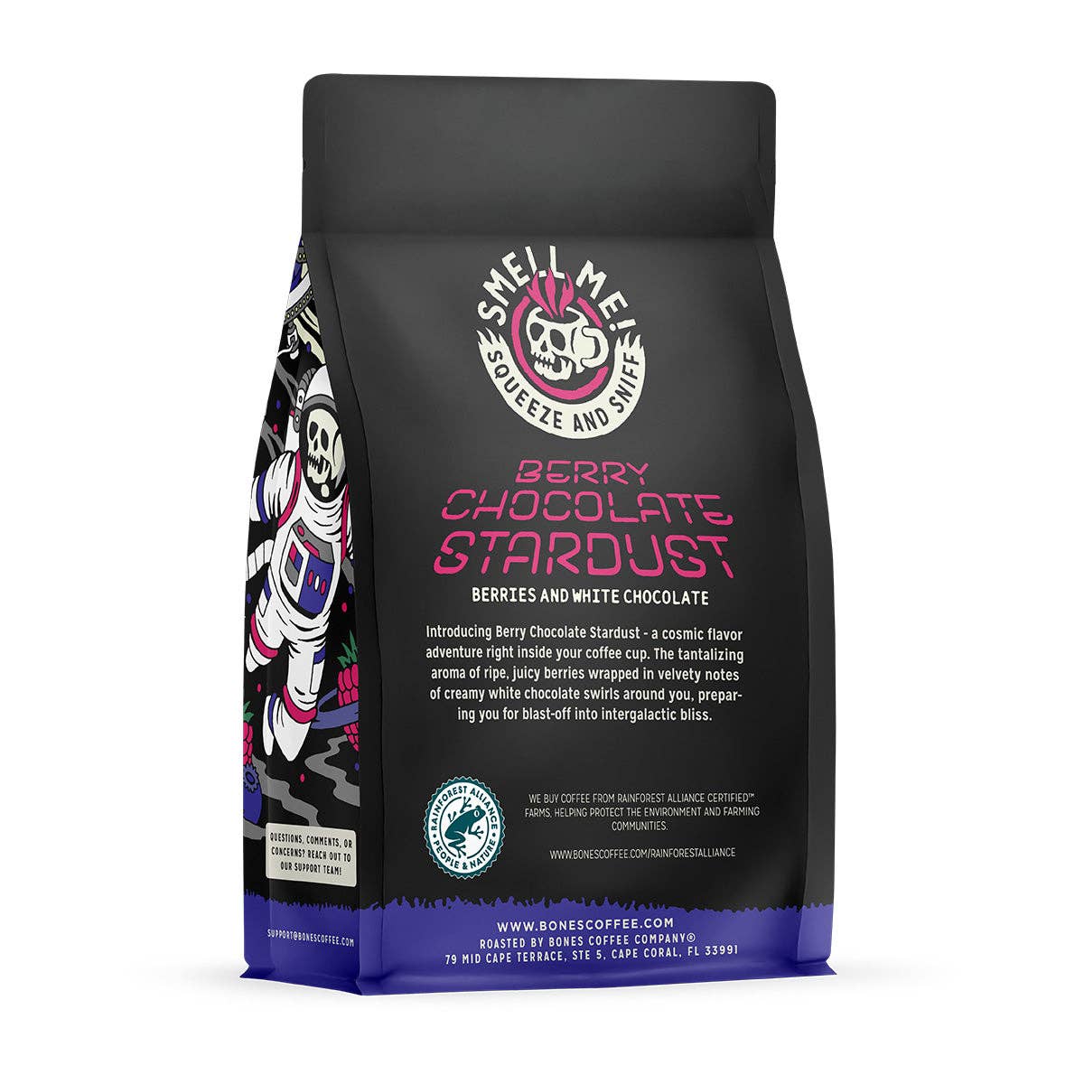 Bones Coffee Company - Berry Chocolate Stardust | 12oz: Whole Bean