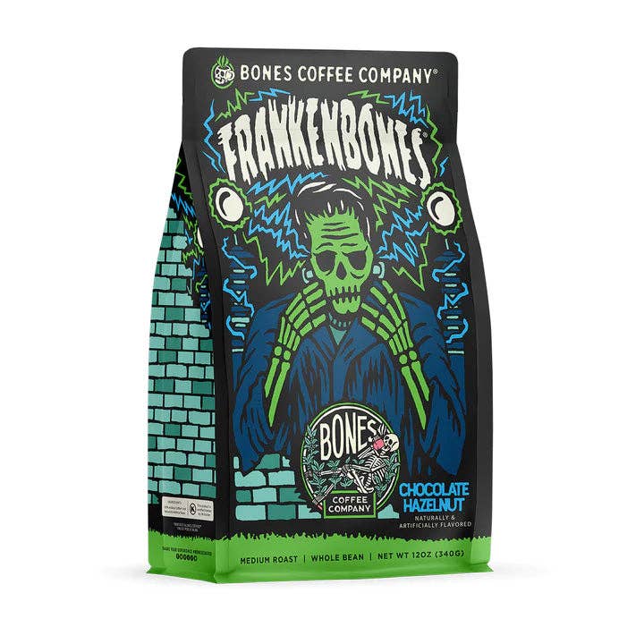 Bones Coffee Company - Frankenbones | 12oz: Whole Bean
