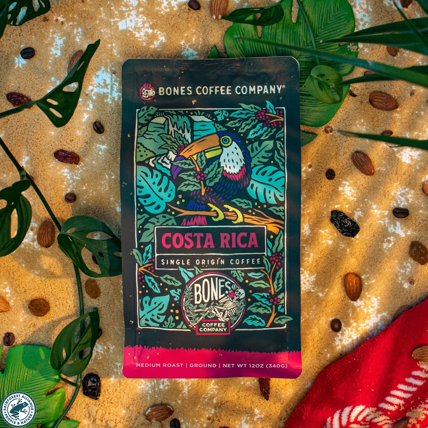 Bones Coffee Company - Costa Rica Single-Origin | 12oz: Whole Bean