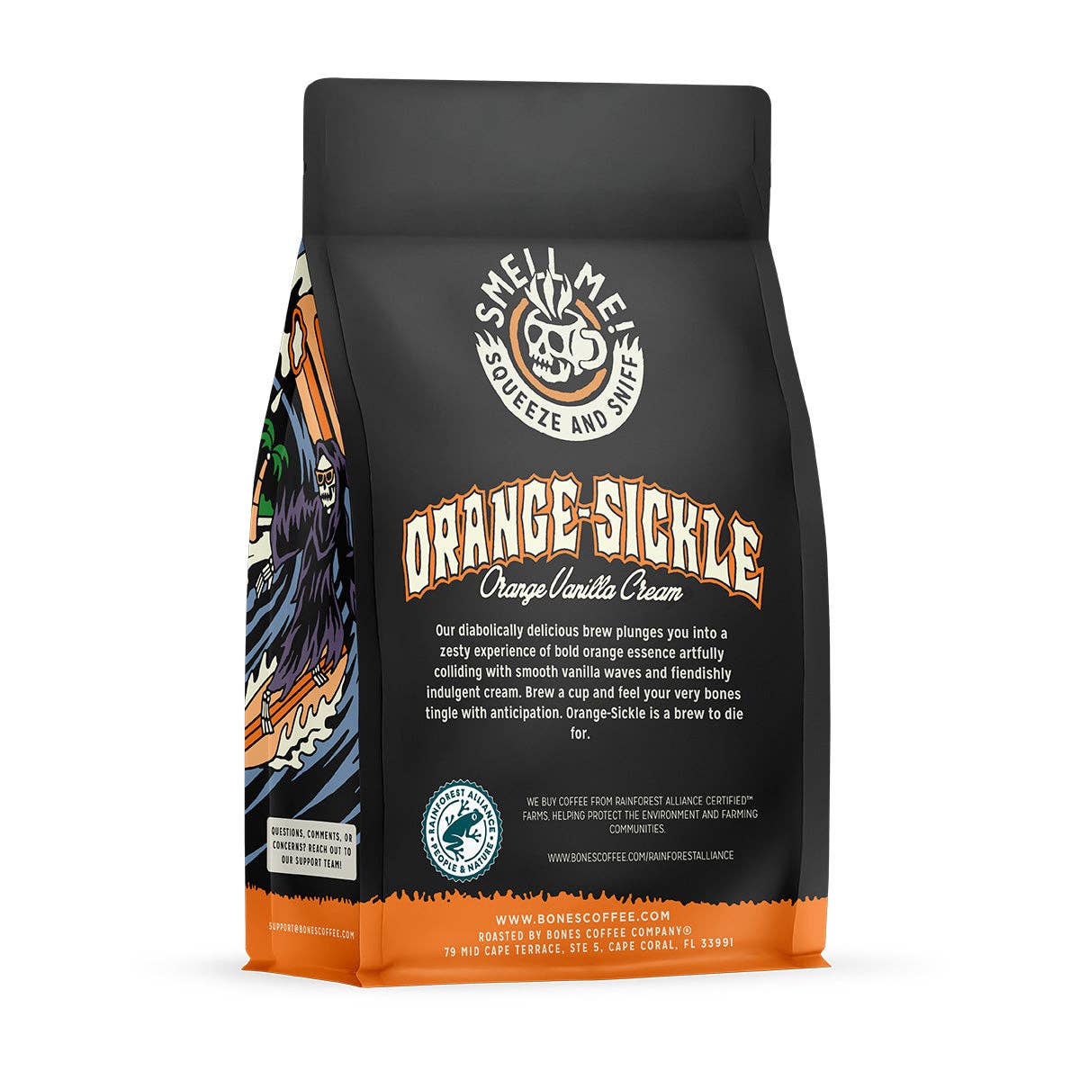 Bones Coffee Company - Orange Sickle | 12oz: Whole Bean
