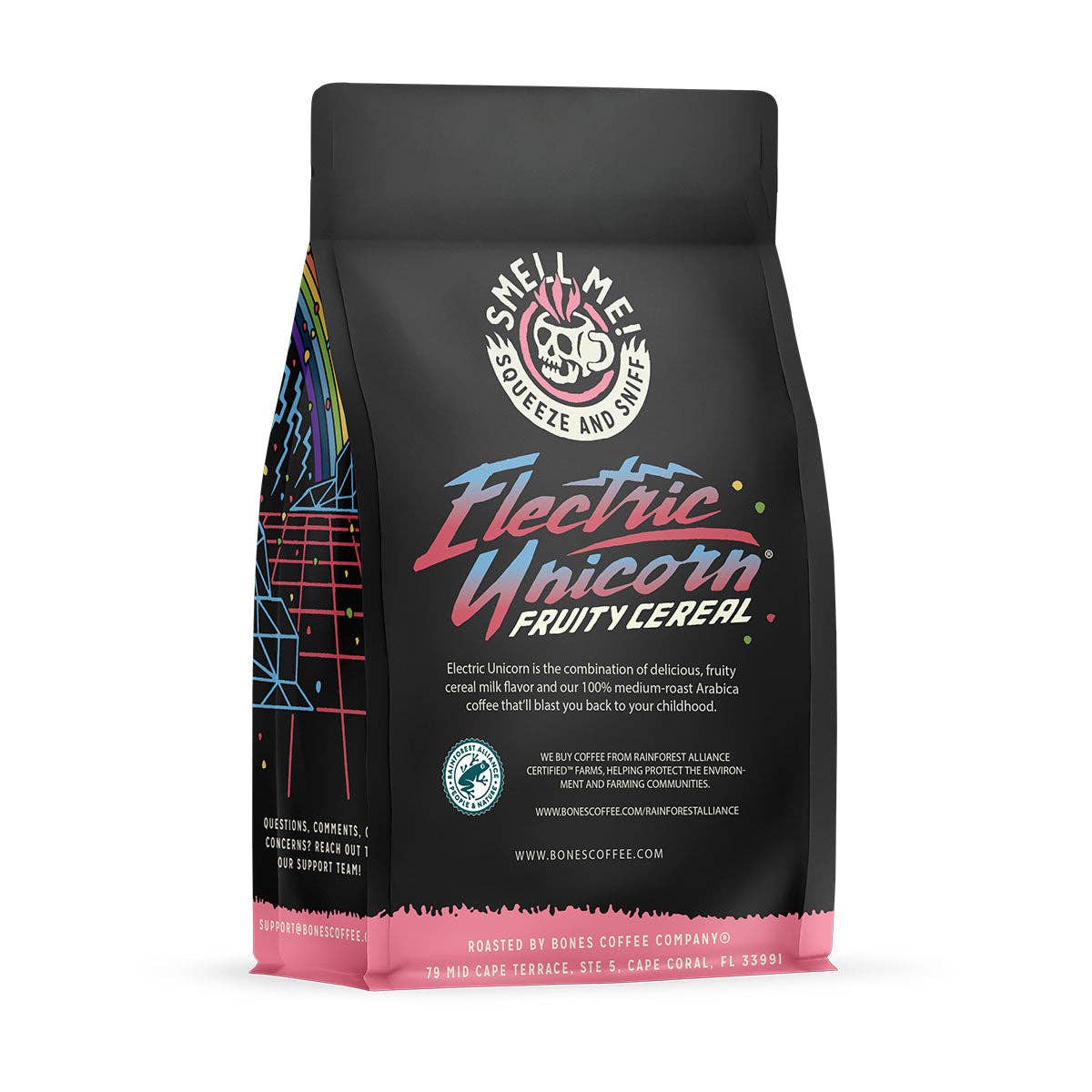 Bones Coffee Company - Electric Unicorn | 12oz: Ground