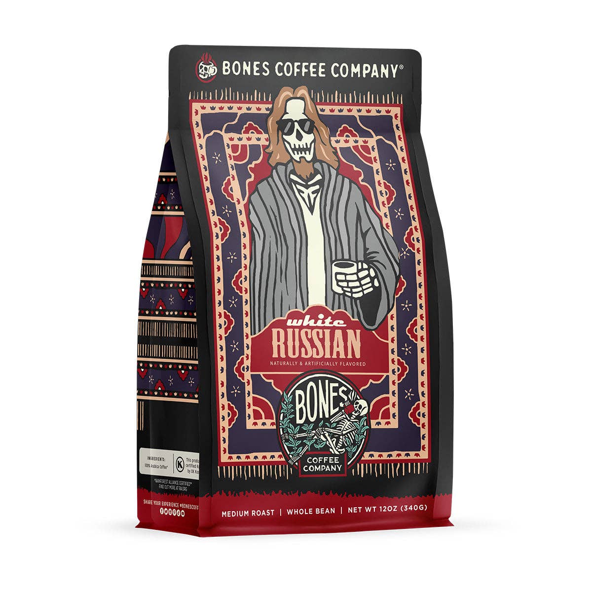 Bones Coffee Company - White Russian | 12oz: Ground