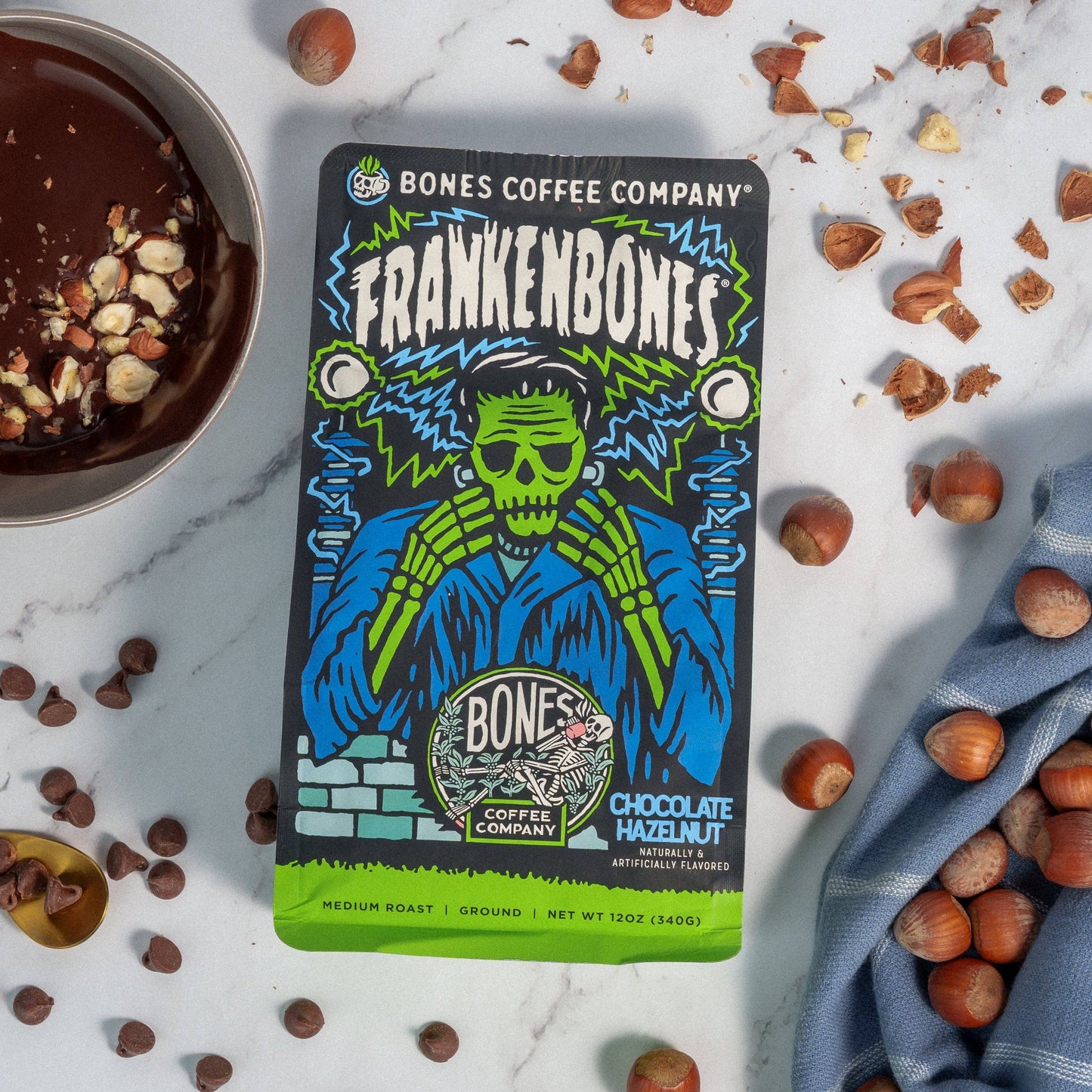Bones Coffee Company - Frankenbones | 12oz: Ground