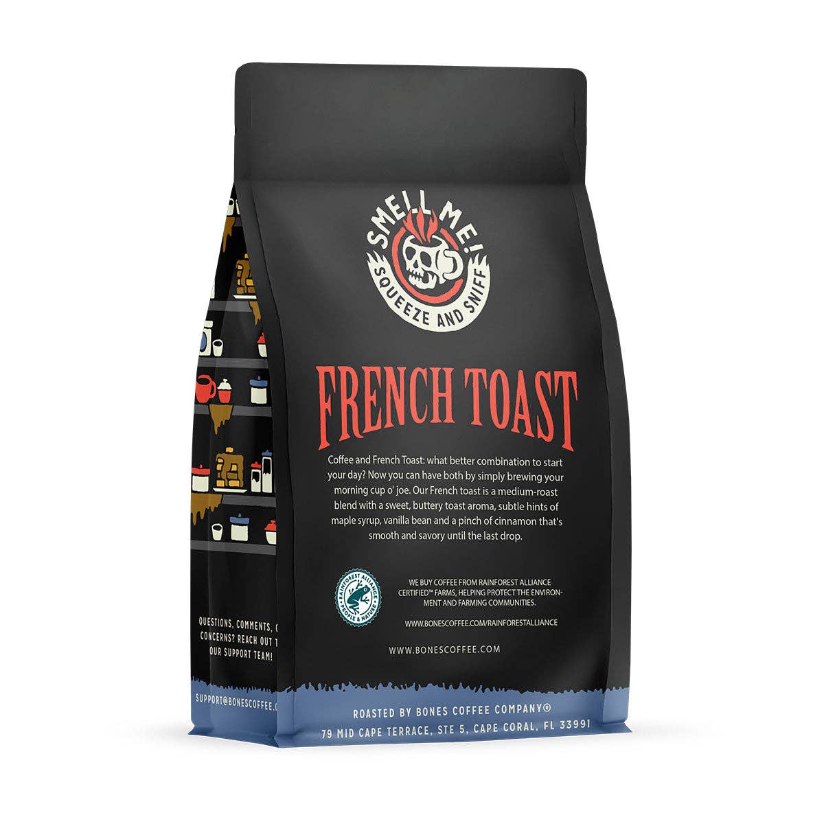 Bones Coffee Company - French Toast | 12oz: Whole Bean