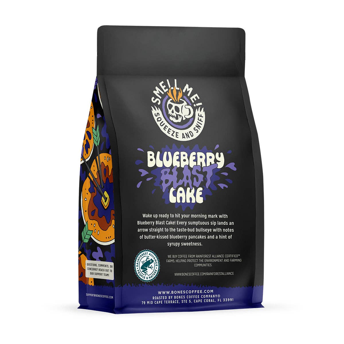 Bones Coffee Company - Blueberry Blast Cake | 12oz: Ground