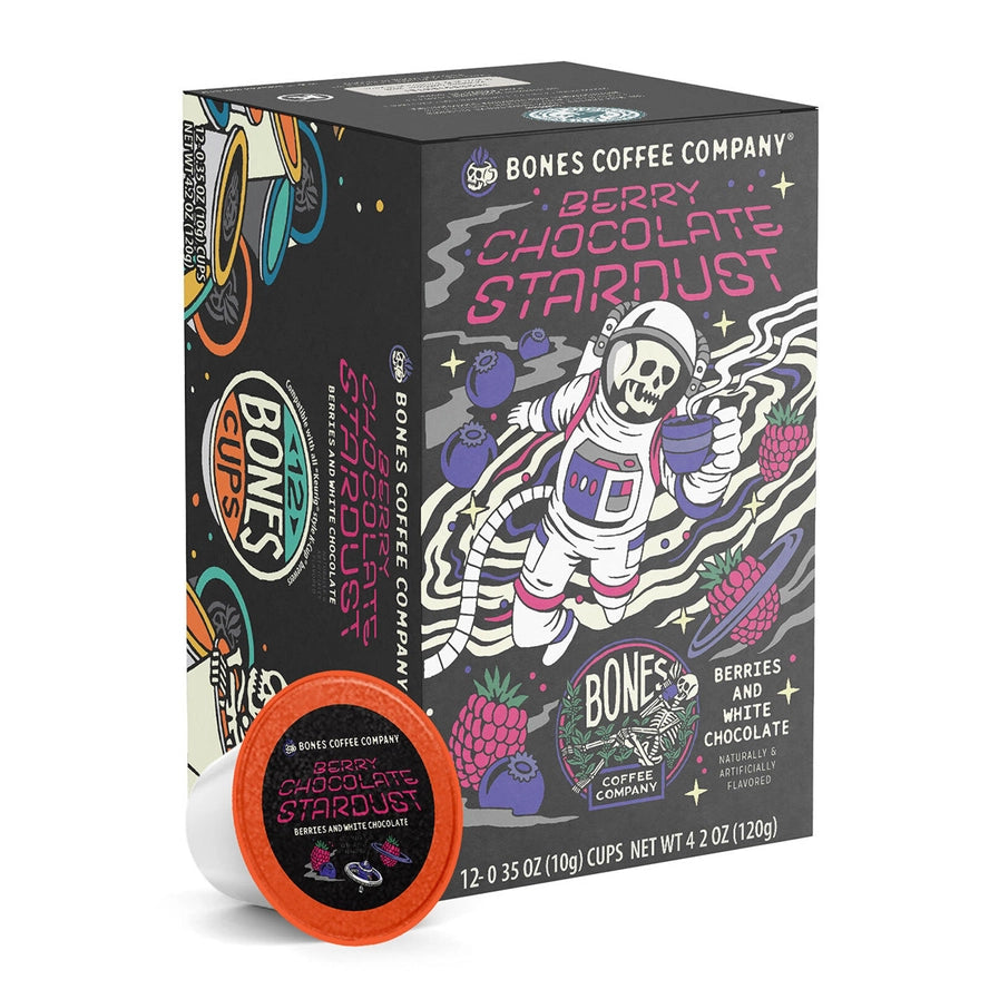 Berry Chocolate Stardust Bones Cups - 12 Count
