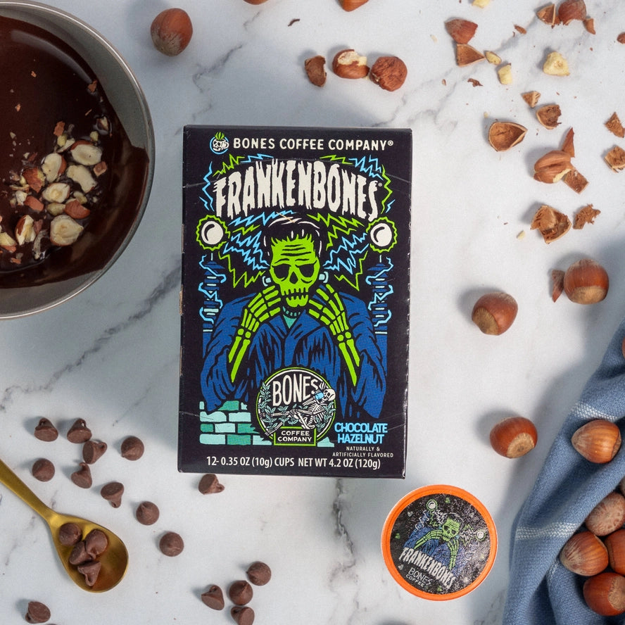 Frankenbones Bones Cups - 12 Count with flavors