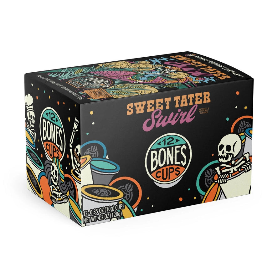 Sweet Tater Swirl Bones Cups - 12 Count