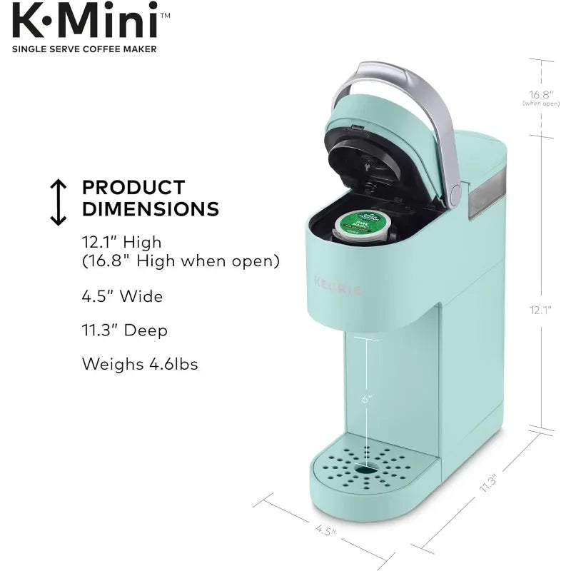 Keurig K-Mini Single Serve Coffee Maker, Oasis dimensions