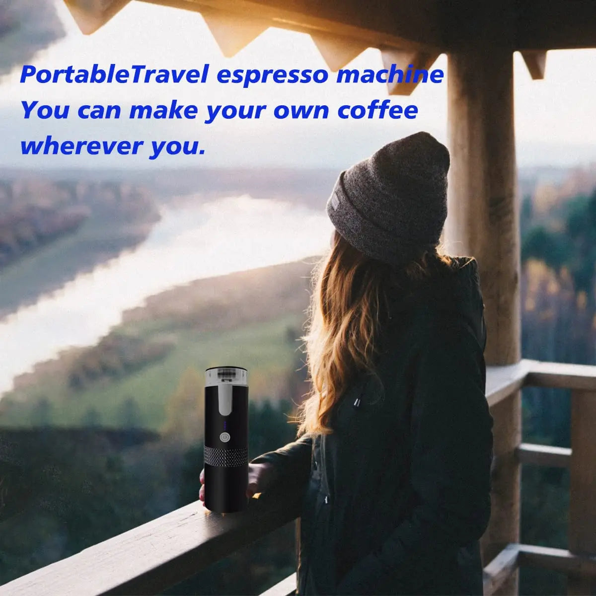 Portable Espresso Maker Electric Coffee Machine Compatible NS Capsule & Ground Coffee Fast Brewing Espresso Machine-3