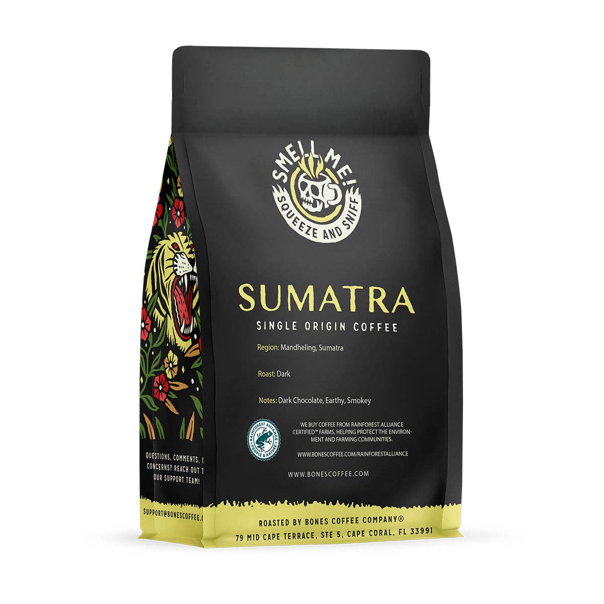 Bones Coffee Company - Sumatra Single-Origin | 12oz: Ground