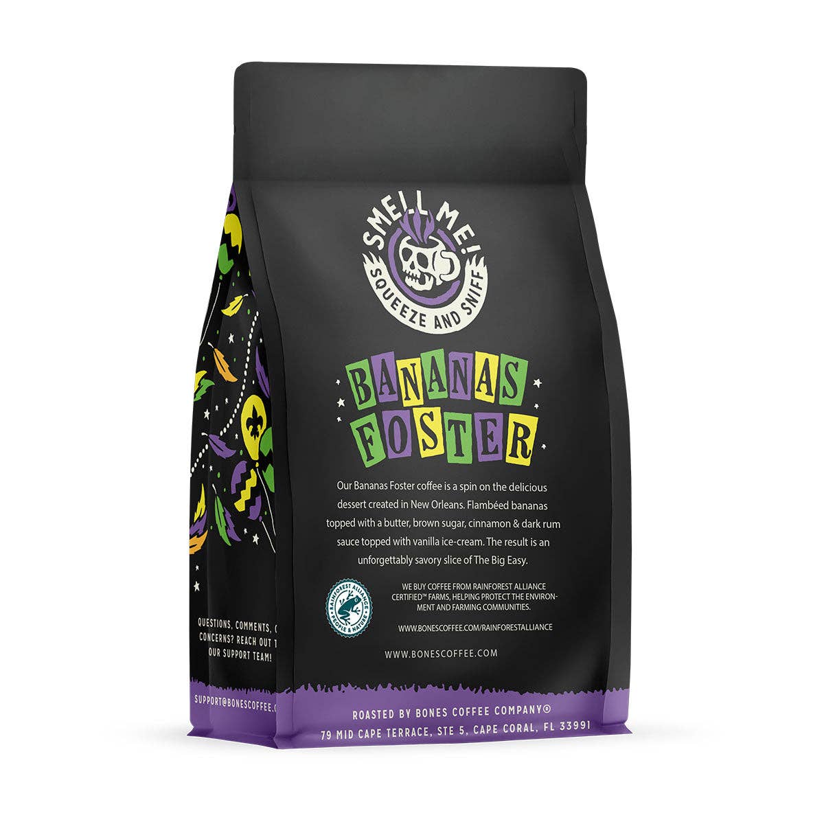 Bones Coffee Company - Bananas Foster | 12oz: Whole Bean
