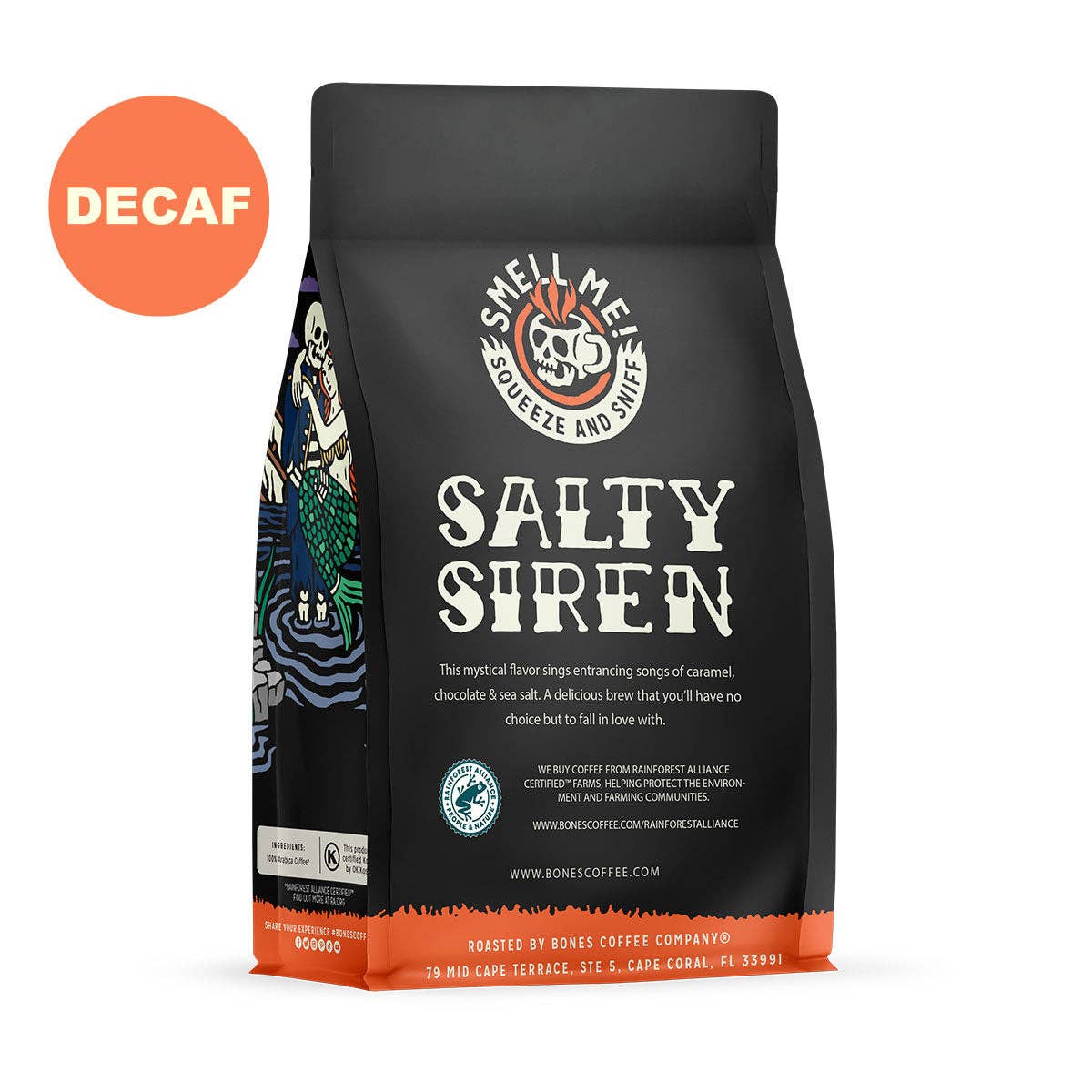 Bones Coffee Company - Decaf Salty Siren | 12oz: Ground