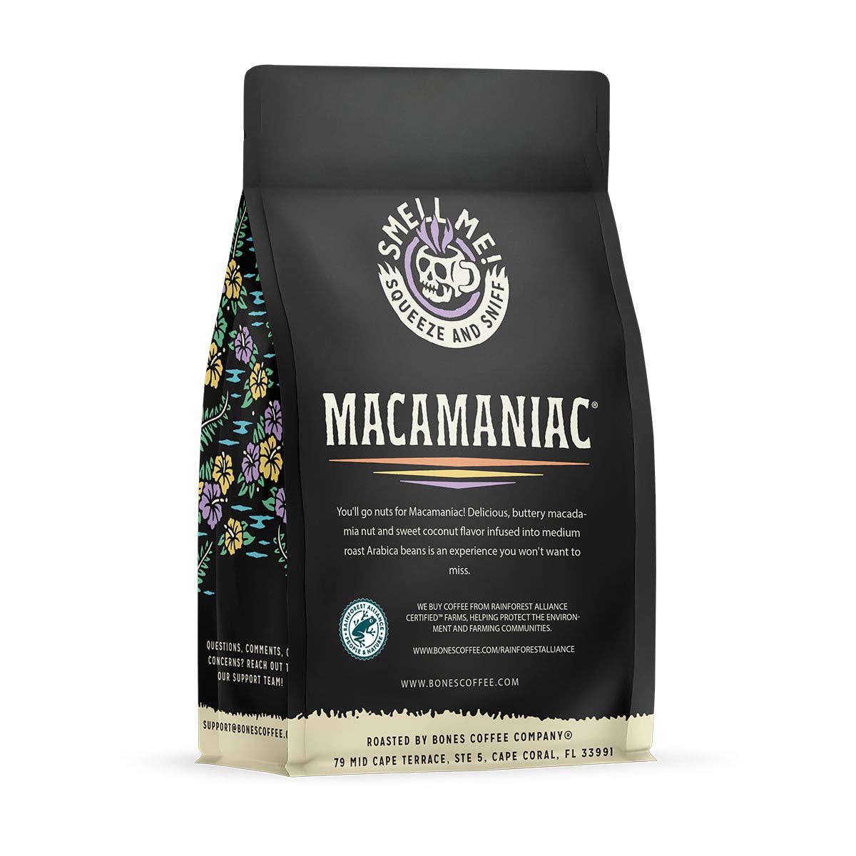 Bones Coffee Company - Macamaniac | 12oz: Whole Bean
