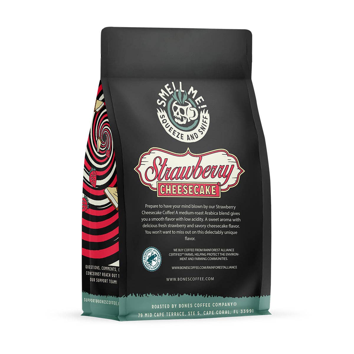 Bones Coffee Company - Strawberry Cheesecake | 12oz: Ground