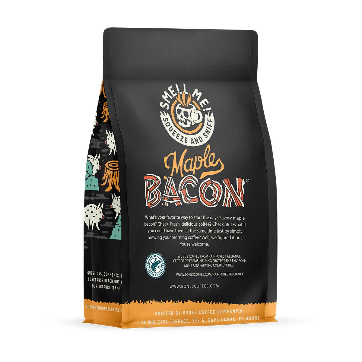 Bones Coffee Company - Maple Bacon® | 12oz: Whole Bean