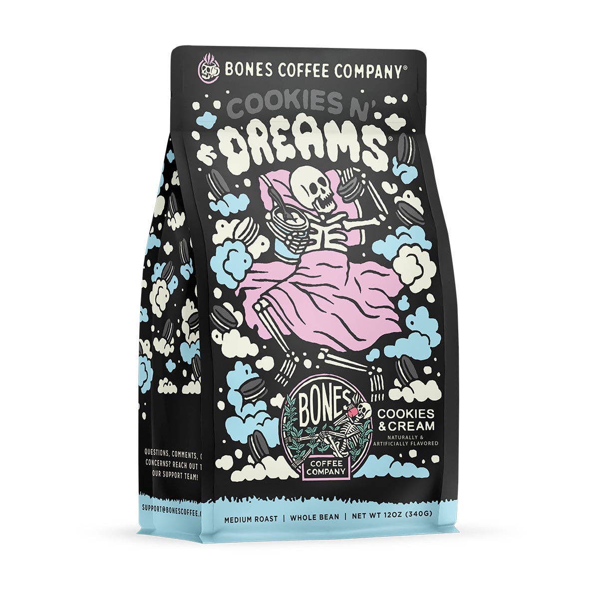 Bones Coffee Company - Cookies N' Dreams | 12oz: Ground