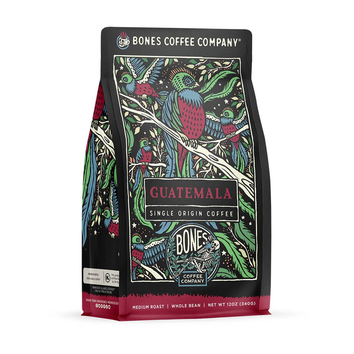 Bones Coffee Company - Guatemala Single-Origin | 12oz: Ground