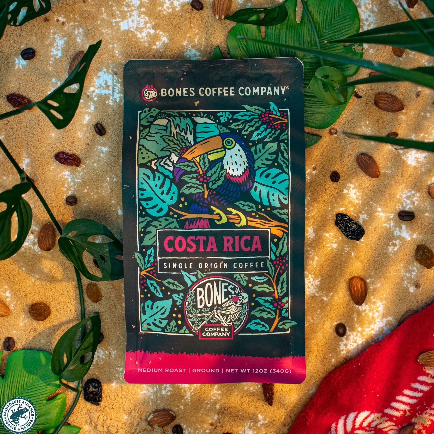 Bones Coffee Company - Costa Rica Single-Origin | 12oz: Whole Bean