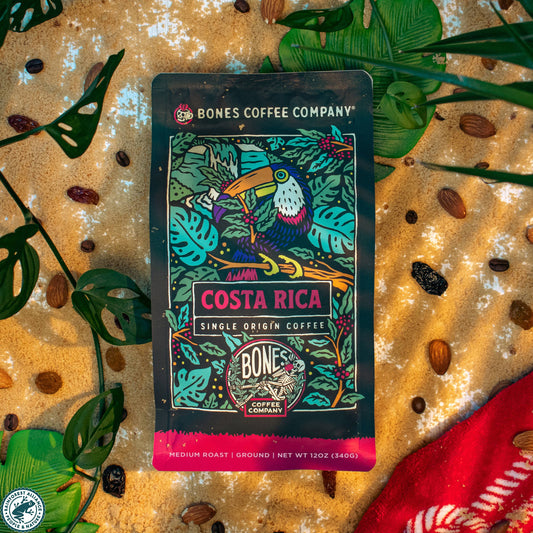 Bones Coffee Company - Costa Rica Single-Origin | 12oz: Whole Bean
