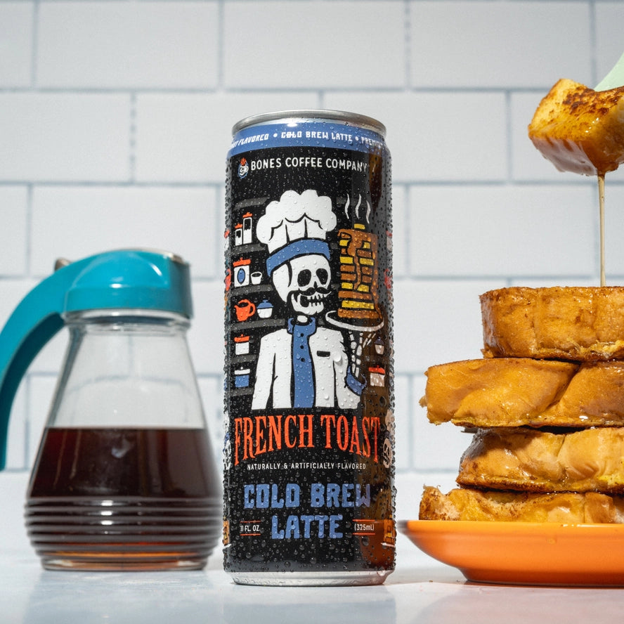 French Toast Cold Brew Latte 12-Pack with flavors