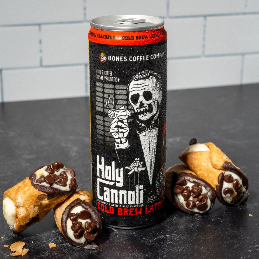 Holy Cannoli Cold Brew Latte 12-Pack with flavors