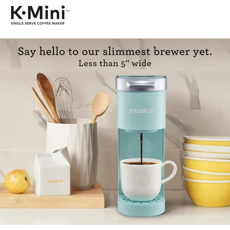 Keurig K-Mini Single Serve Coffee Maker, Oasis slimmest brewer