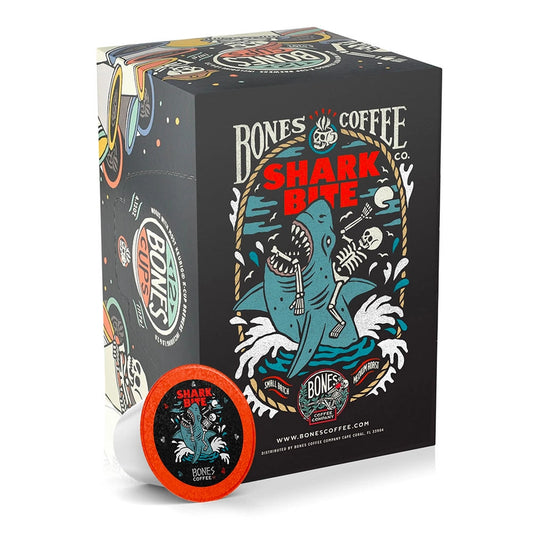 Shark Bite Bones Cups - 12 Count