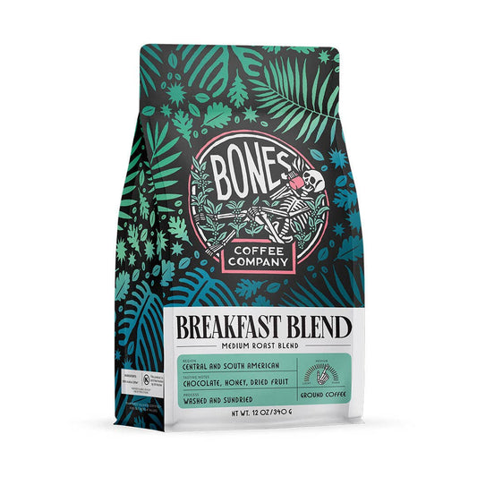 Bones Coffee Company - Breakfast Blend | 12oz: Ground