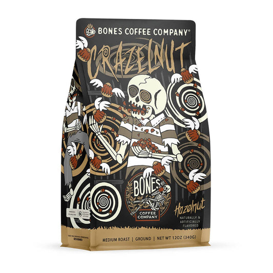 Bones Coffee Company - Crazelnut | 12oz: Whole Bean