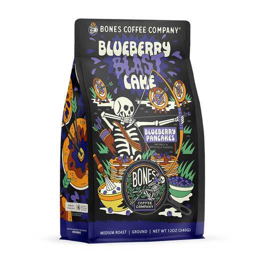 Bones Coffee Company - Blueberry Blast Cake | 12oz: Whole Bean