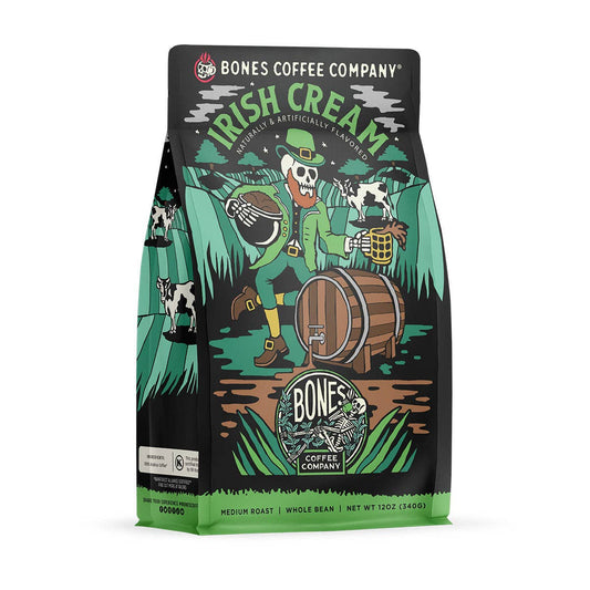 Bones Coffee Company - Irish Cream | 12oz: Whole Bean
