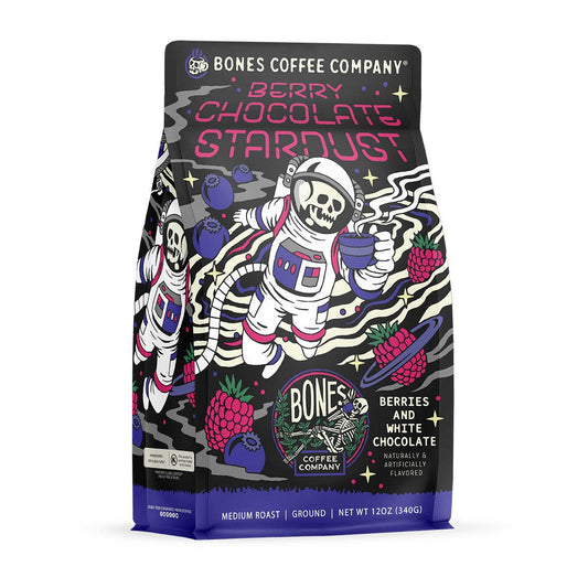 Bones Coffee Company - Berry Chocolate Stardust | 12oz: Whole Bean